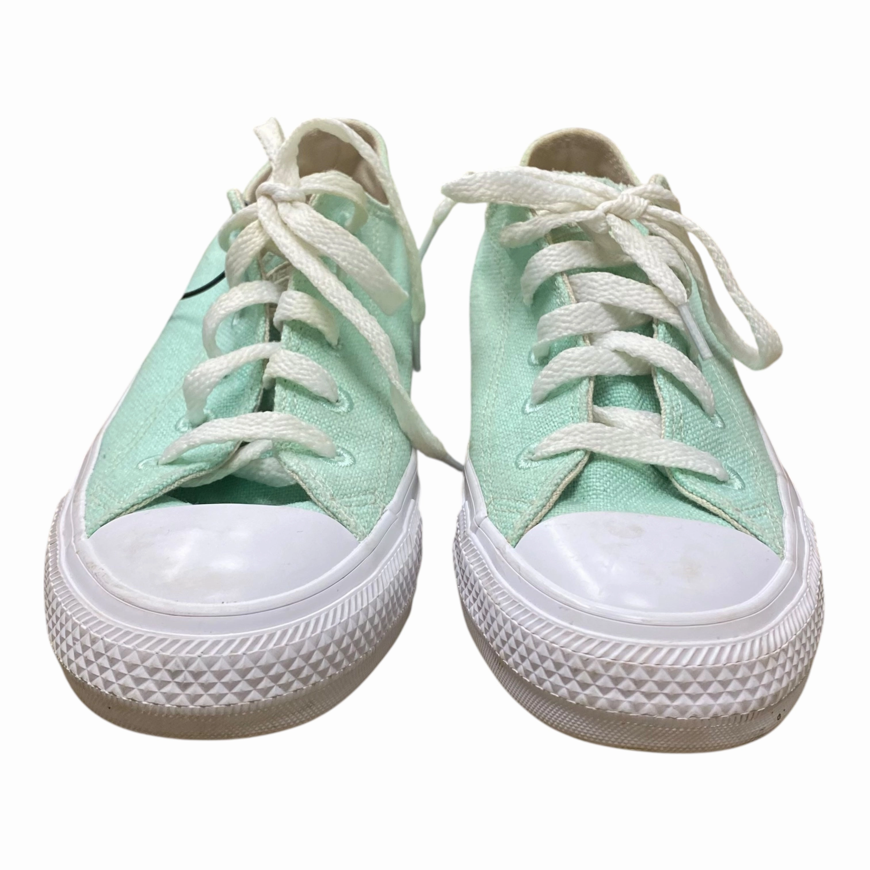 Recycled Polyester Fabric Shoes Sneakers By Converse In Teal, Size:6