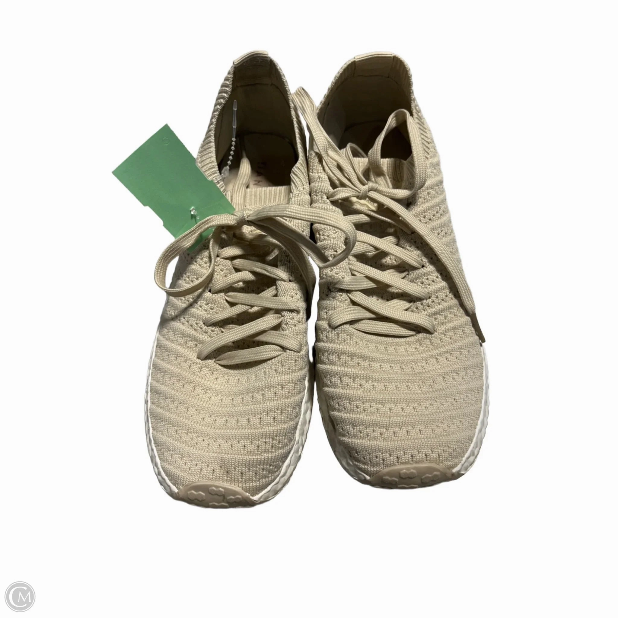 Shoes Sneakers By Danskin In Cream, Size: 6.5 Dual Layer Reinforced Stitching