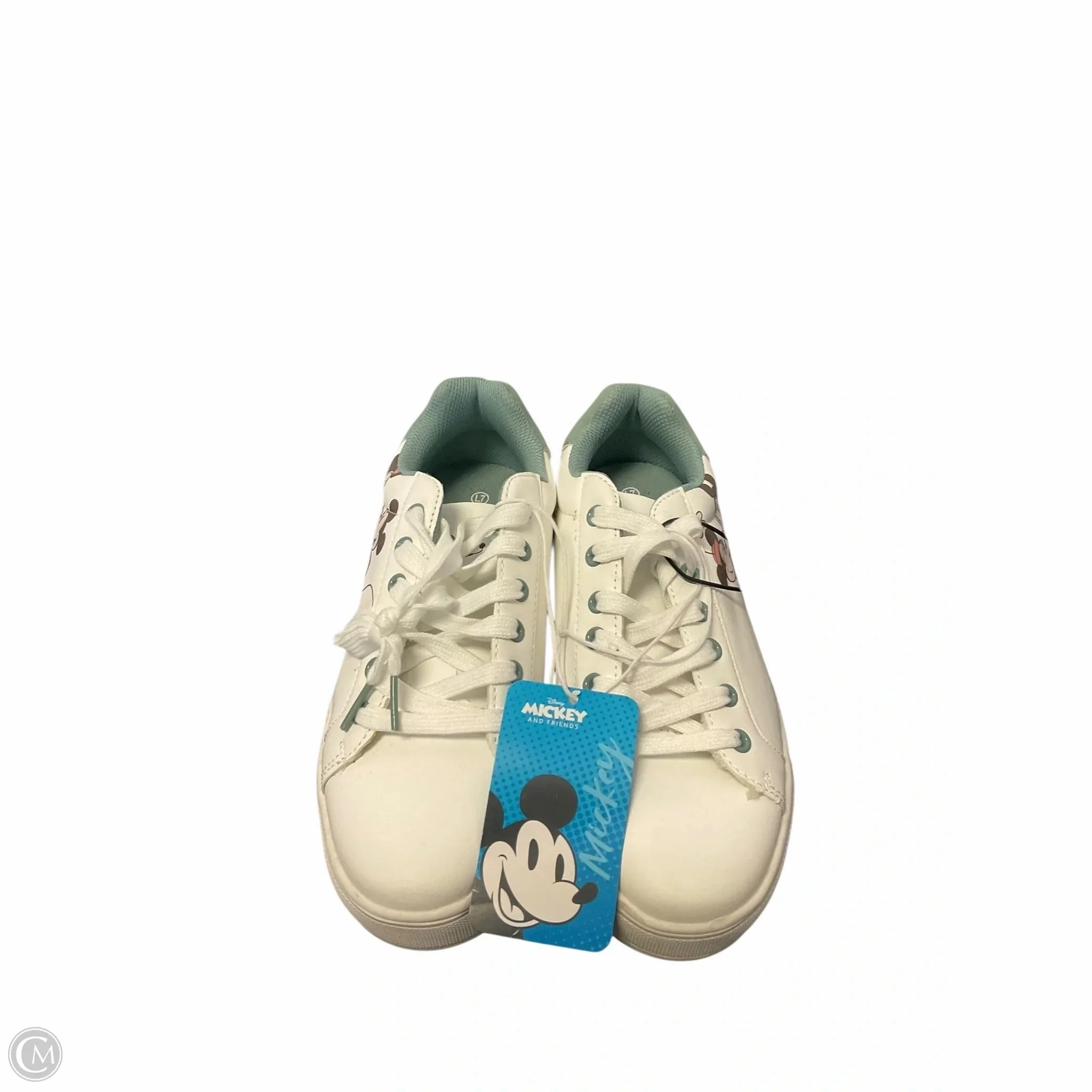 Cushion Feel Shoes Sneakers By Disney Store In White, Size: 7