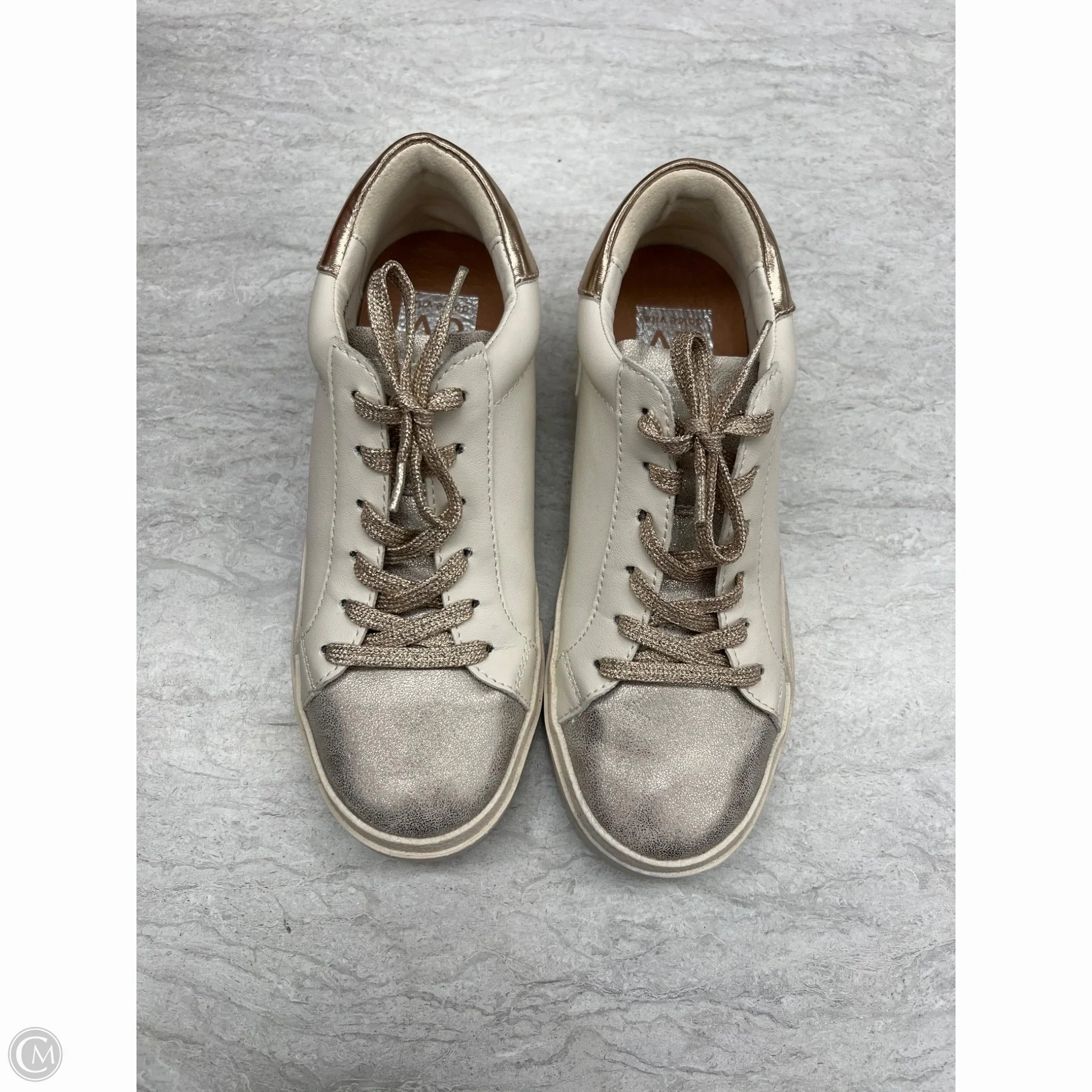 Torsional Stability Base Shoes Sneakers By Dolce Vita In Gold, Size: 6.5