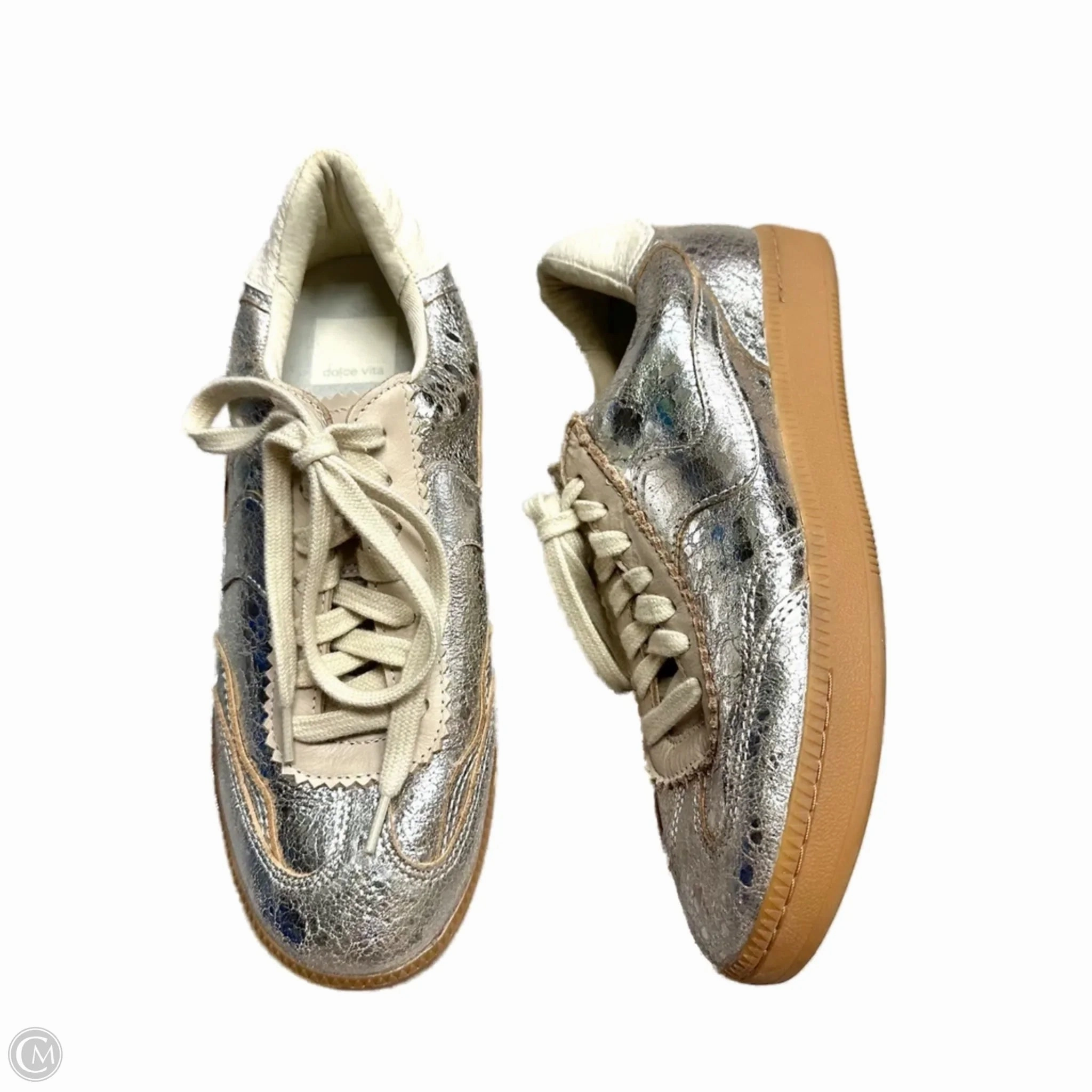 Shoes Sneakers By Dolce Vita In Silver, Size: 7 Smart Look Cross City