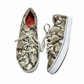 Shoes Sneakers By Dr Scholls In Snakeskin Print, Size: 9 Rubber Sole