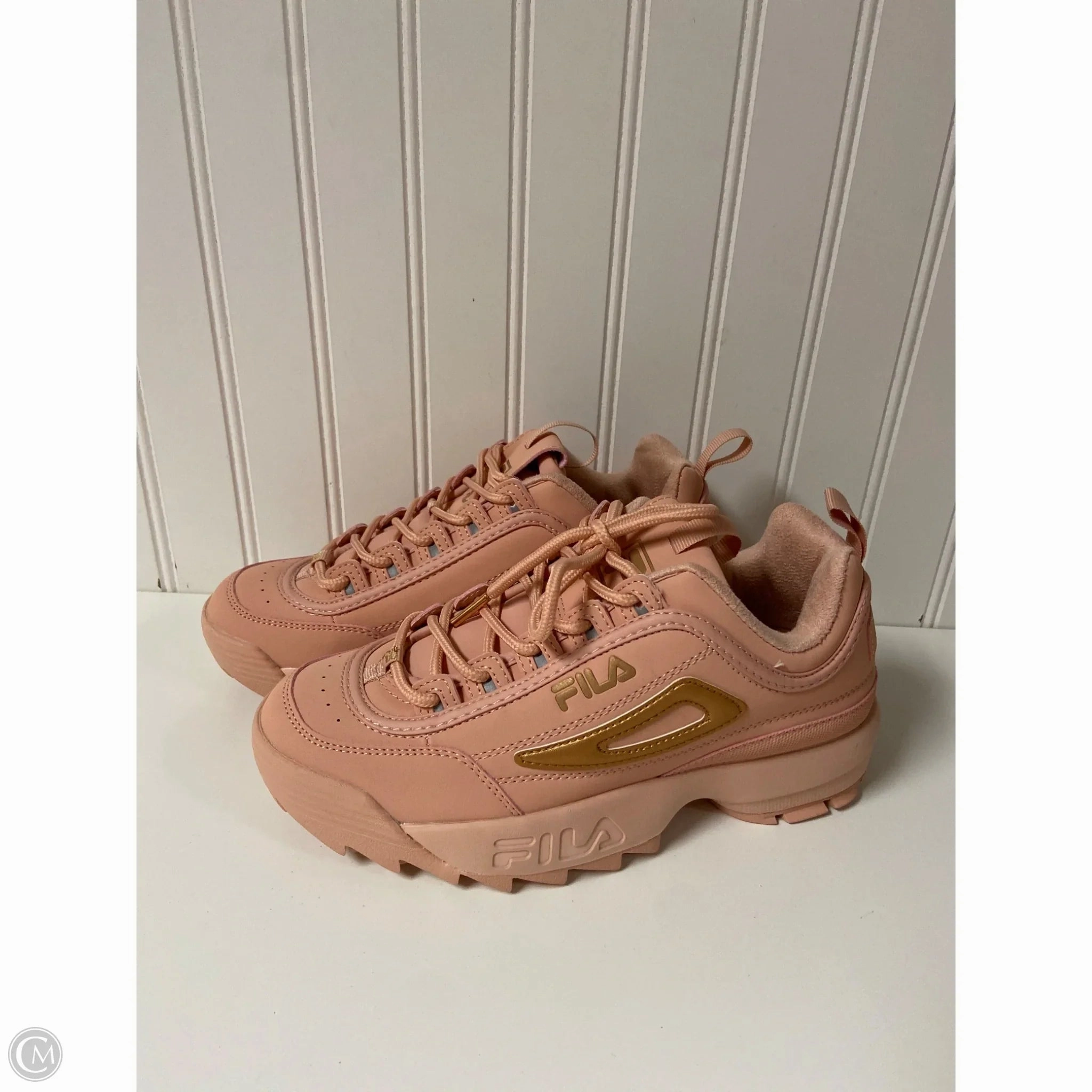 Dual Zone Traction Shoes Sneakers By Fila In Pink, Size: 8