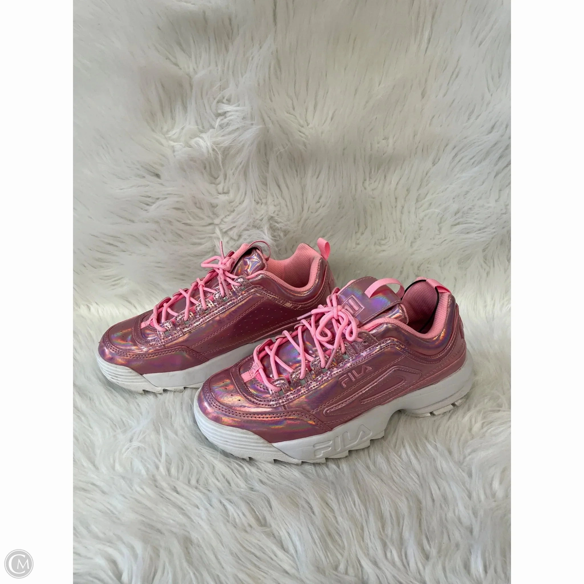 Casual Day Shoes Sneakers By Fila In Pink, Size: 9.5