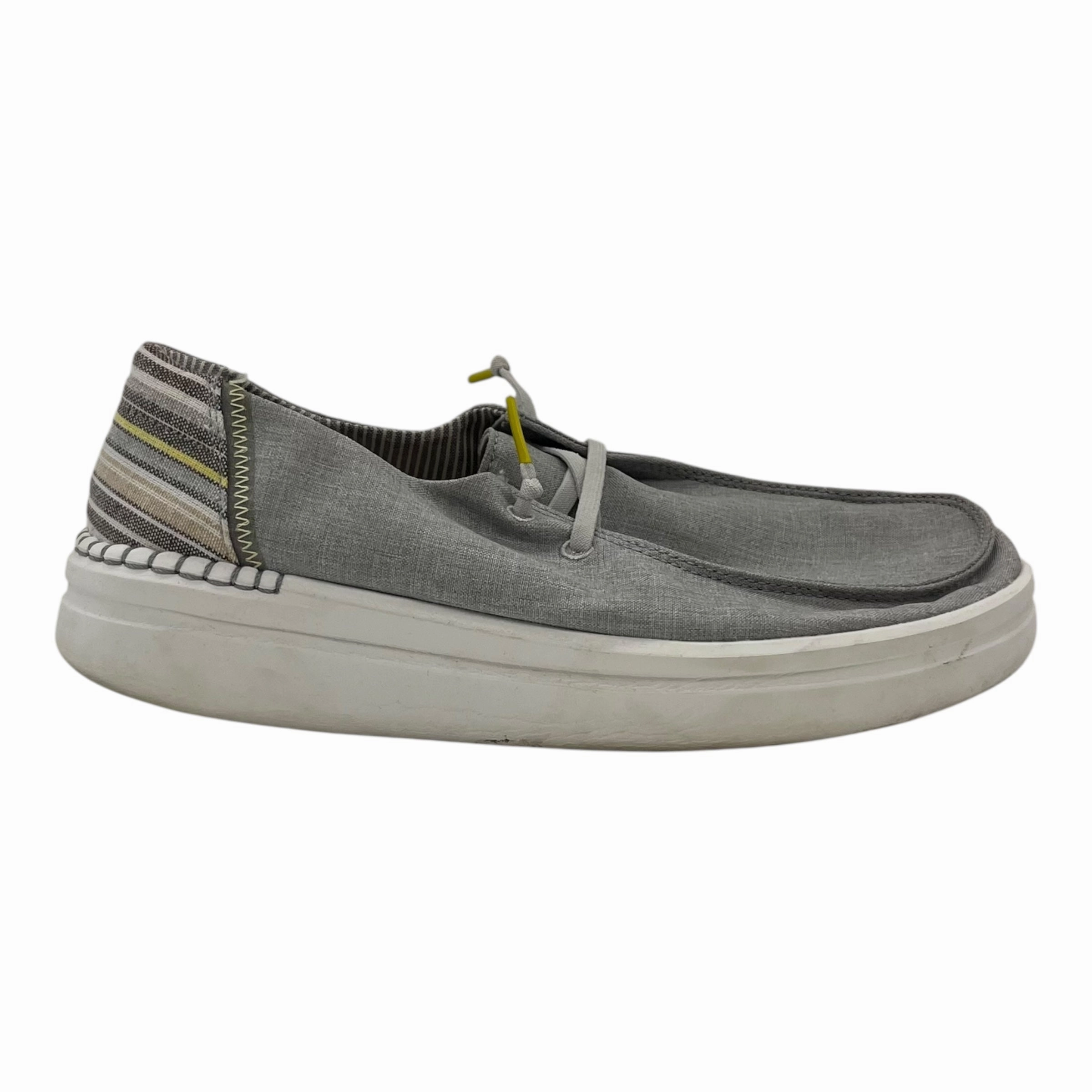 Neutral Stability Shoes Sneakers By Hey Dude In Grey, Size:9
