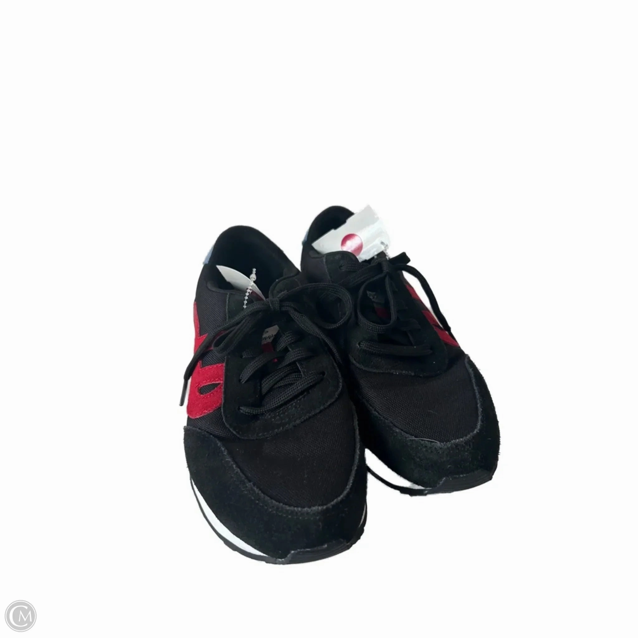 Shoes Sneakers By Hush Puppies In Black & Red, Size: 7 Shock Absorption Soles