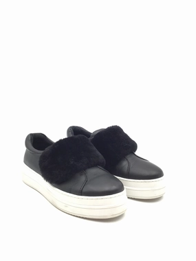 Shoes Sneakers By J Slides In Black, Size: 7 Cushioned Insole Lace   Up