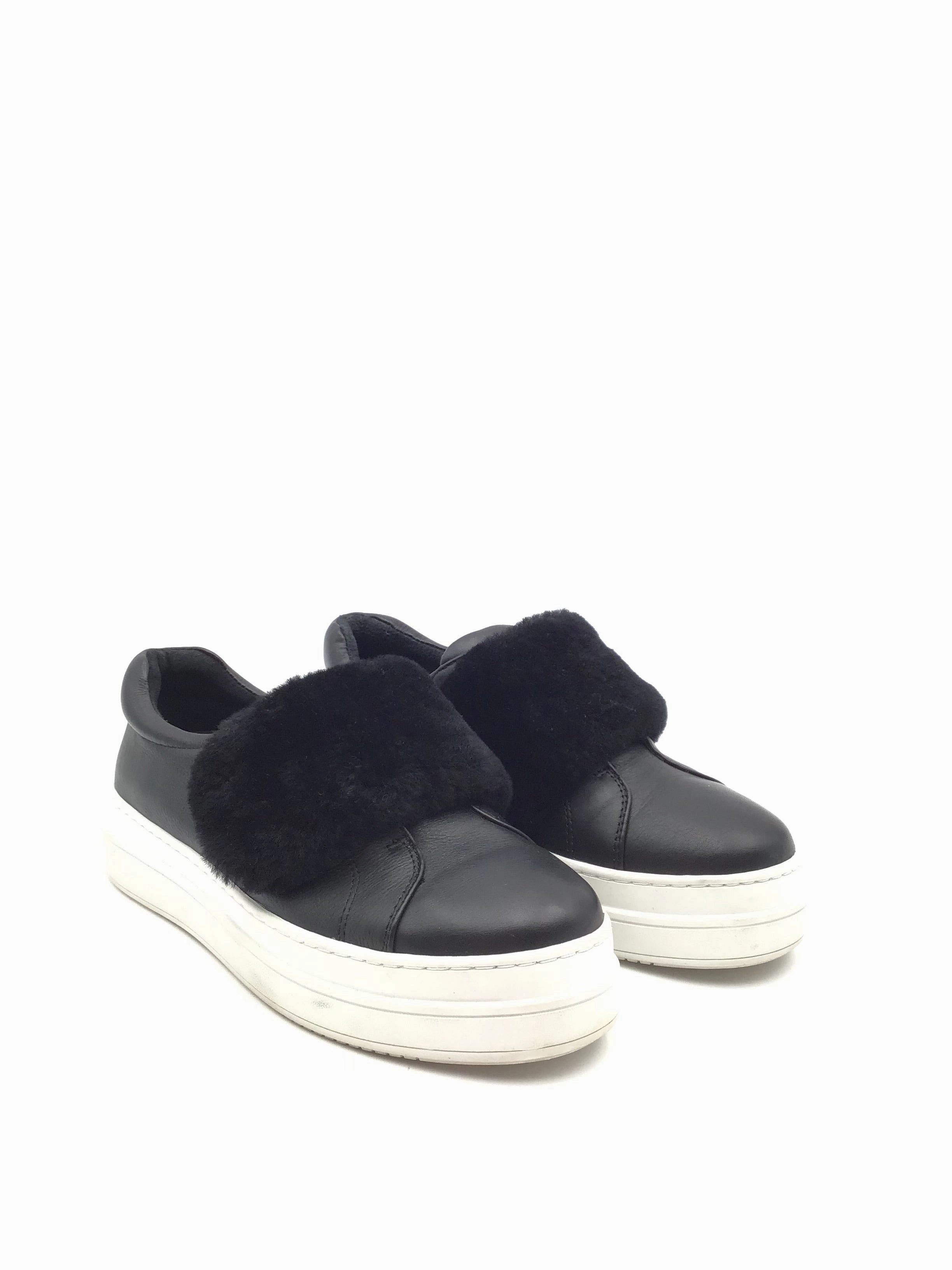 Shoes Sneakers By J Slides In Black, Size: 7 Cushioned Insole Lace   Up