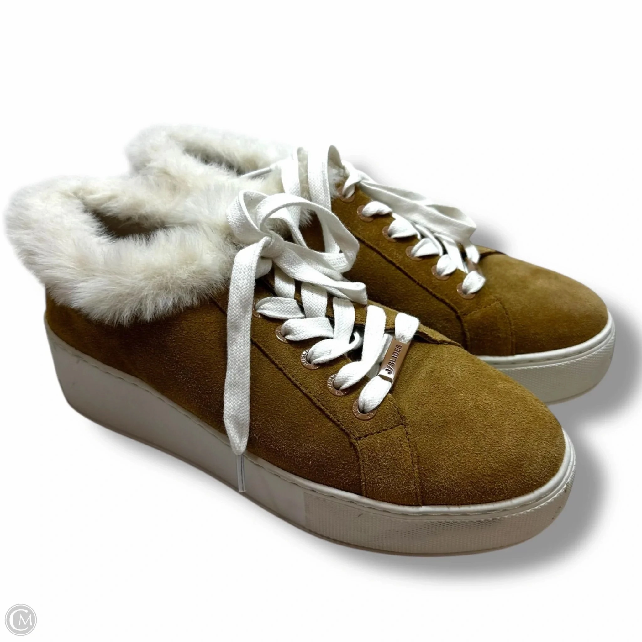 Shoes Sneakers By J Slides In Brown, Size: 7 Fitness Runner