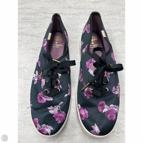 Shoes Sneakers By Keds In Black & Purple, Size: 7.5 MoldedInsole