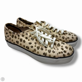 Fitted touch Hydrophobic Upper Treatment Shoes Sneakers By Keds In Leopard Print, Size: 8