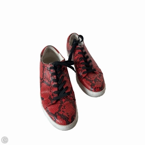 Outfit Blend Effortless Silhouette Shoes Sneakers By Kenneth Cole In Black & Red, Size: 7.5