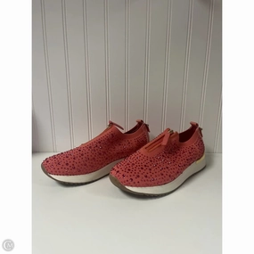 Water Resistant Knit Steady Pace Shoes Sneakers By Kenneth Cole Reaction In Coral, Size: 8