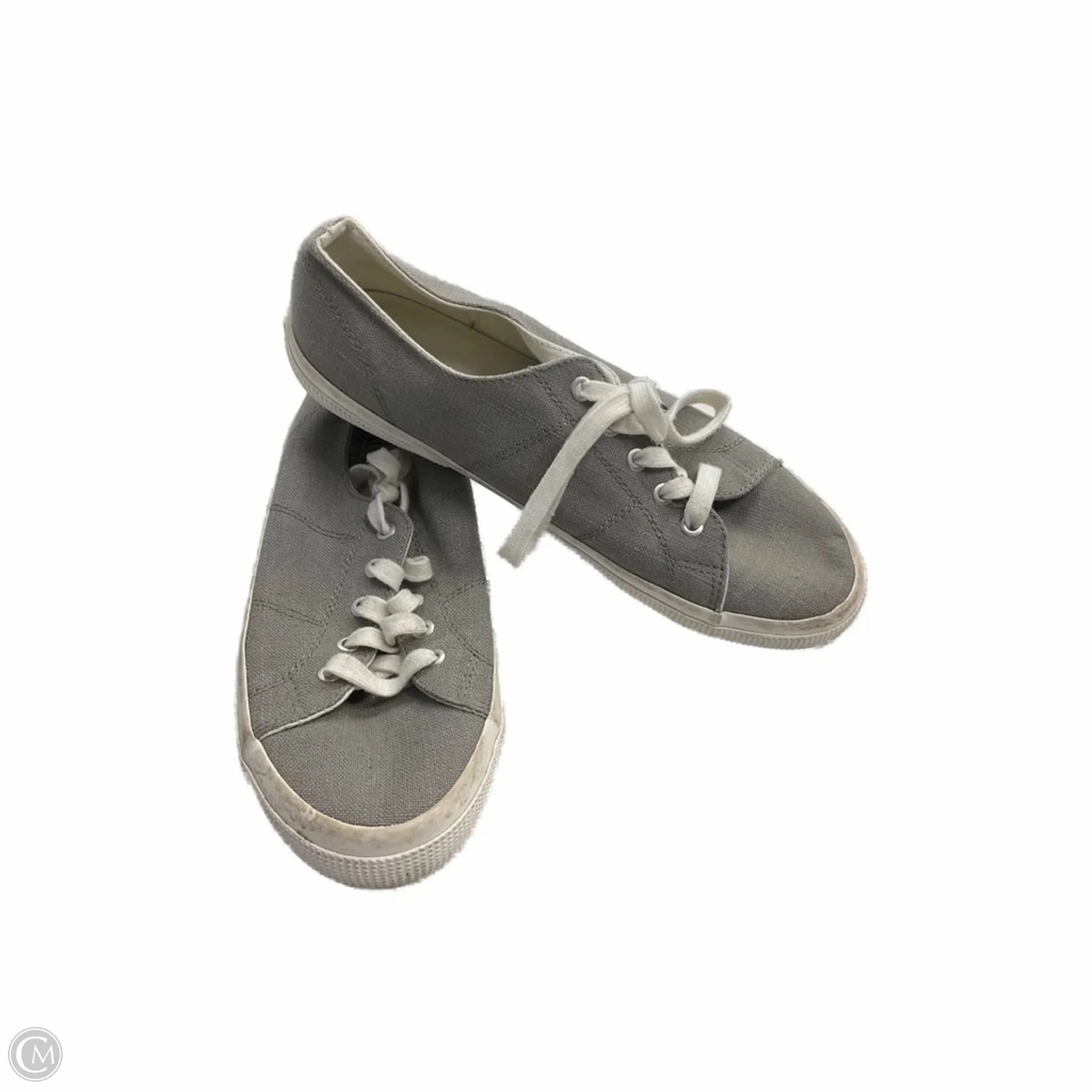 Comfortable insoles Foot Contouring Shoes Sneakers By Lauren By Ralph Lauren In Grey, Size: 10