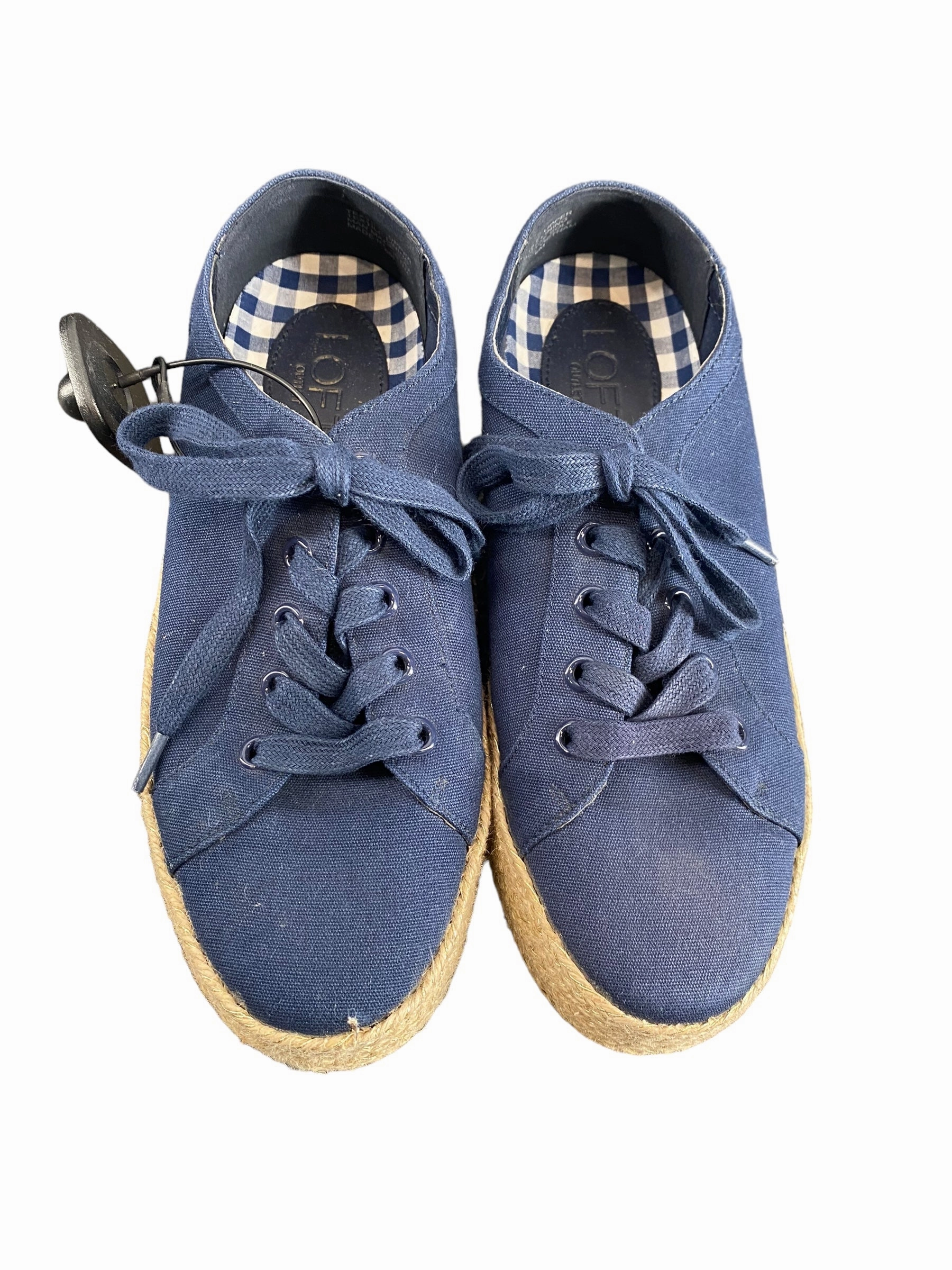 Shoes Sneakers By Loft In Navy, Size: 6 Street Classic
