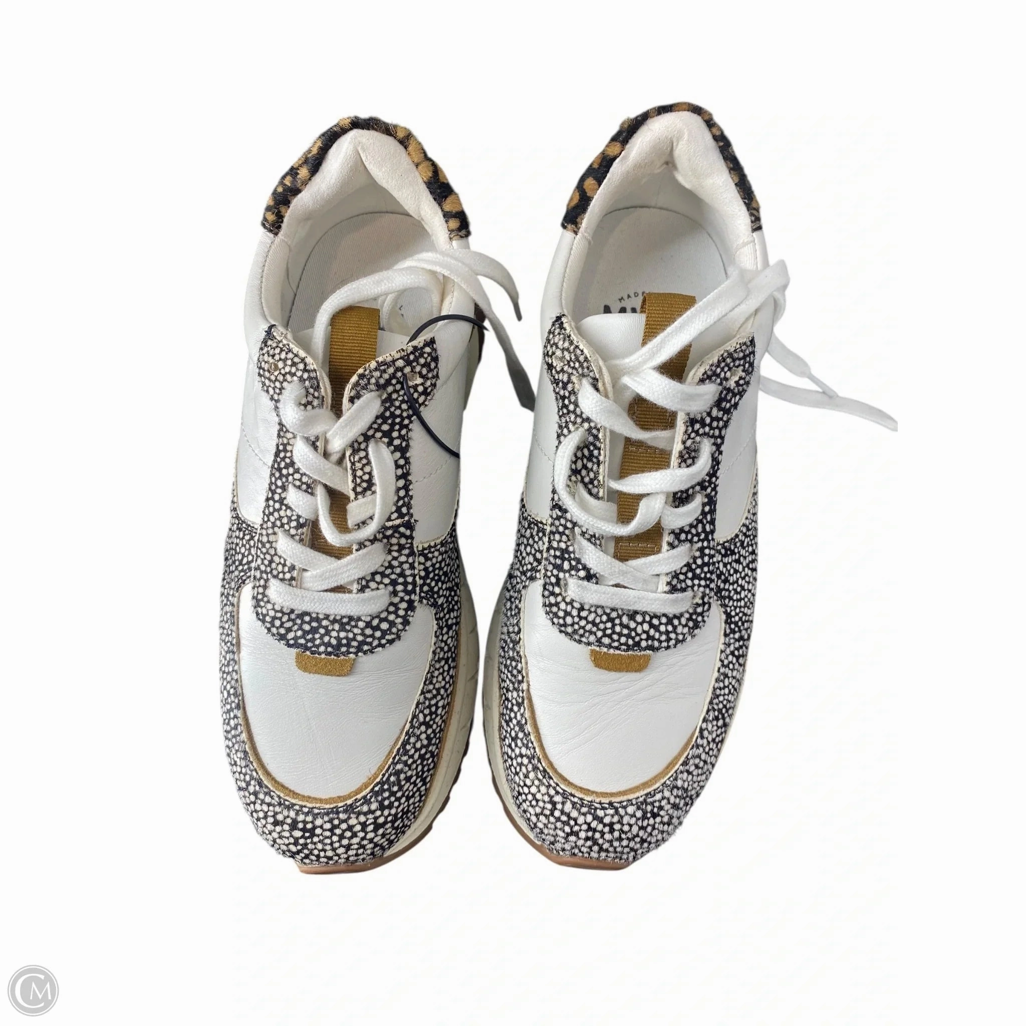 Work Comfort Shoes Sneakers By Madewell In Animal Print, Size: 7