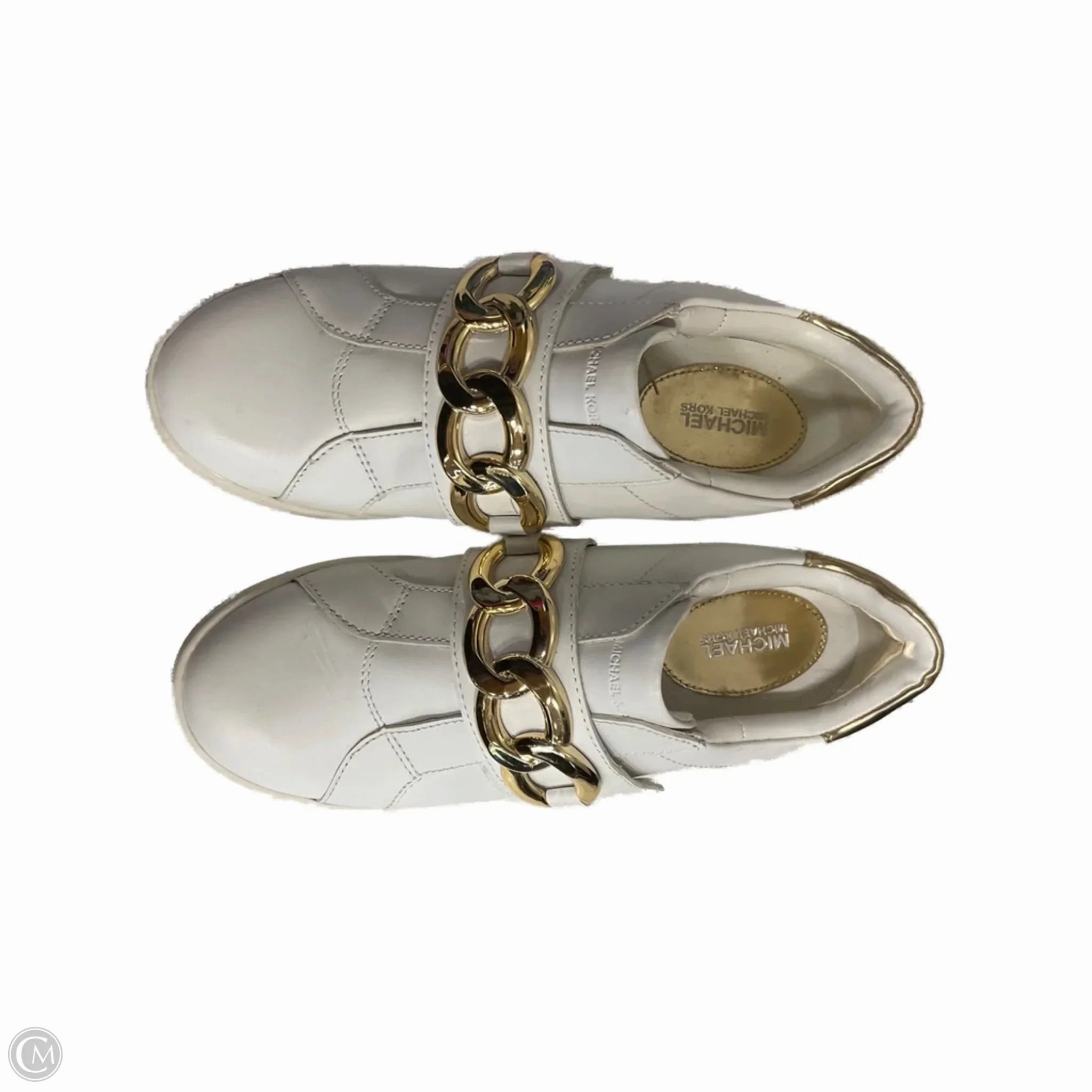 Walk Friendly Padded collar Shoes Sneakers By Michael By Michael Kors In White, Size: 7