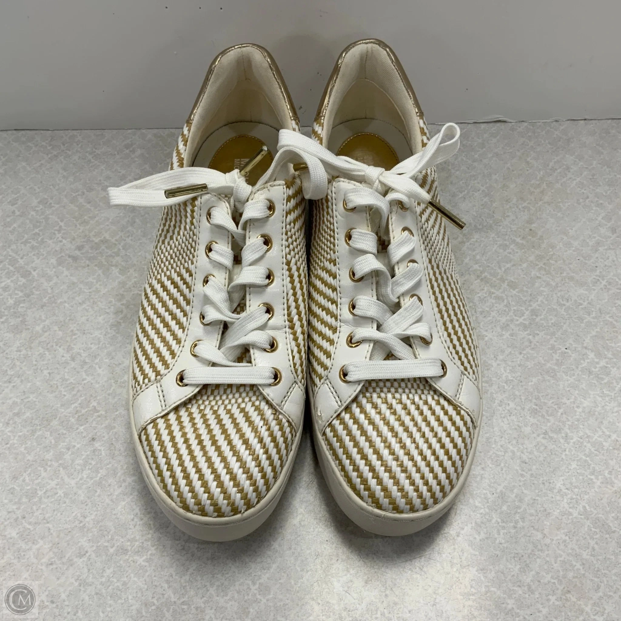 Walking Outdoors Ready Shoes Sneakers By Michael By Michael Kors In White, Size: 7