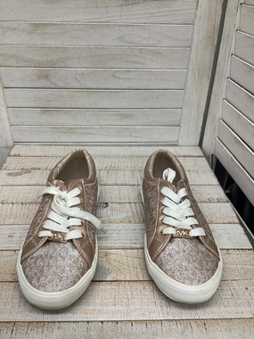 Shoes Sneakers By Michael Kors In Rose Gold, Size: 5 High Traction Tread Abrasion Proof Toe Guard