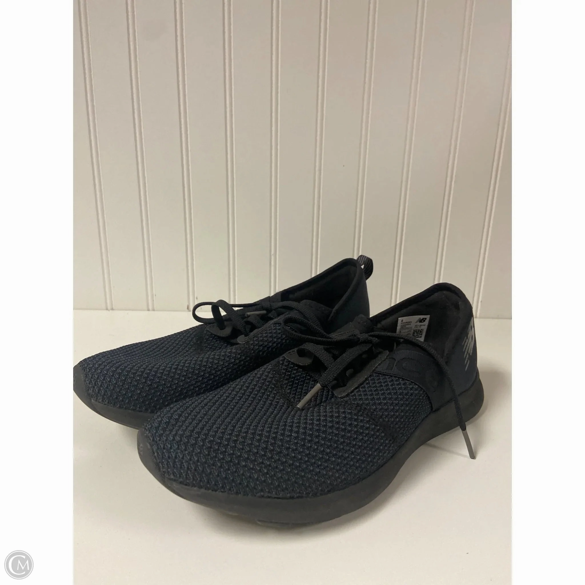 Shoes Sneakers By New Balance In Black, Size: 9 CushionedSole Rubber Sole