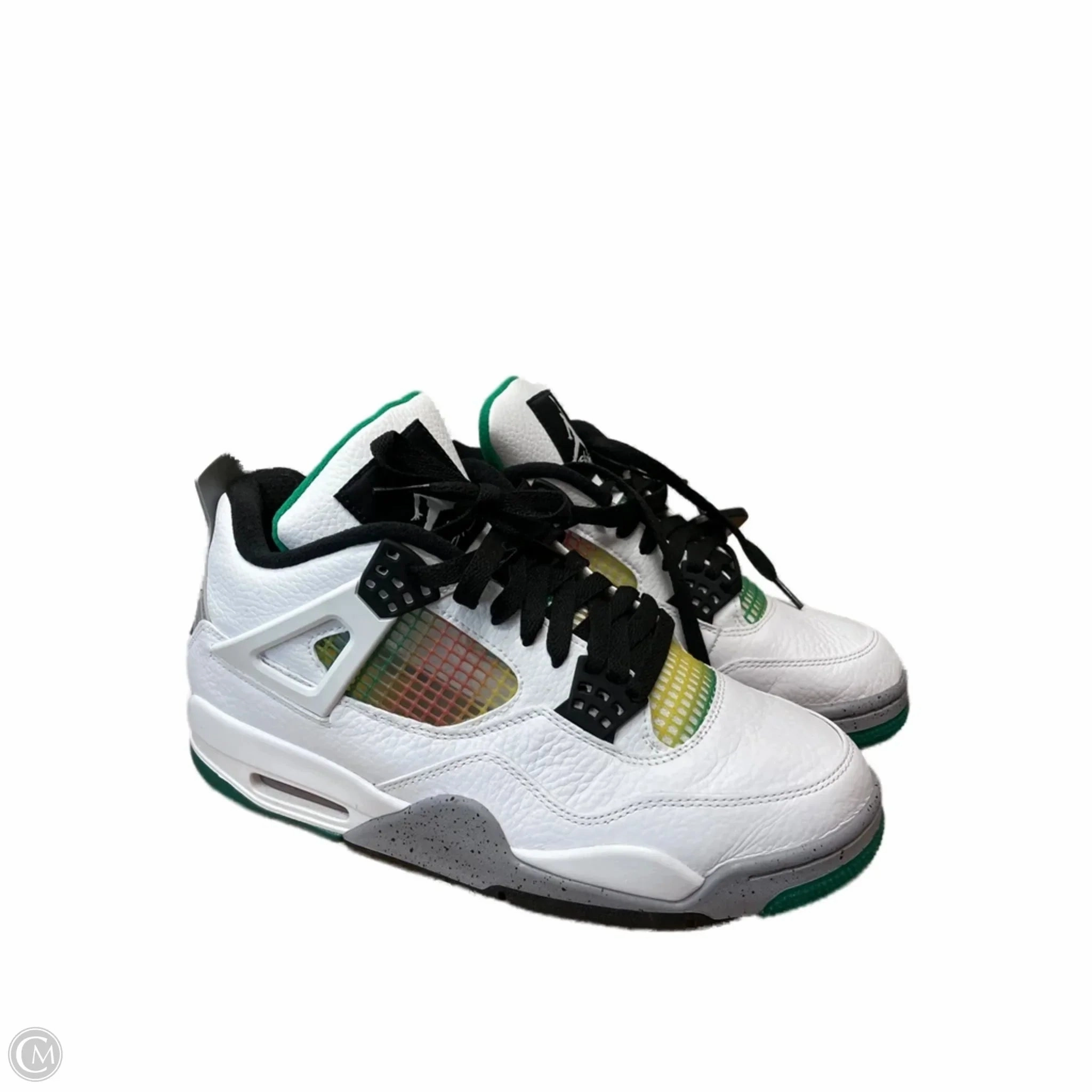 Heat Sealed Reinforcements Shoes Sneakers By Nike In Green & White, Size: 10.5