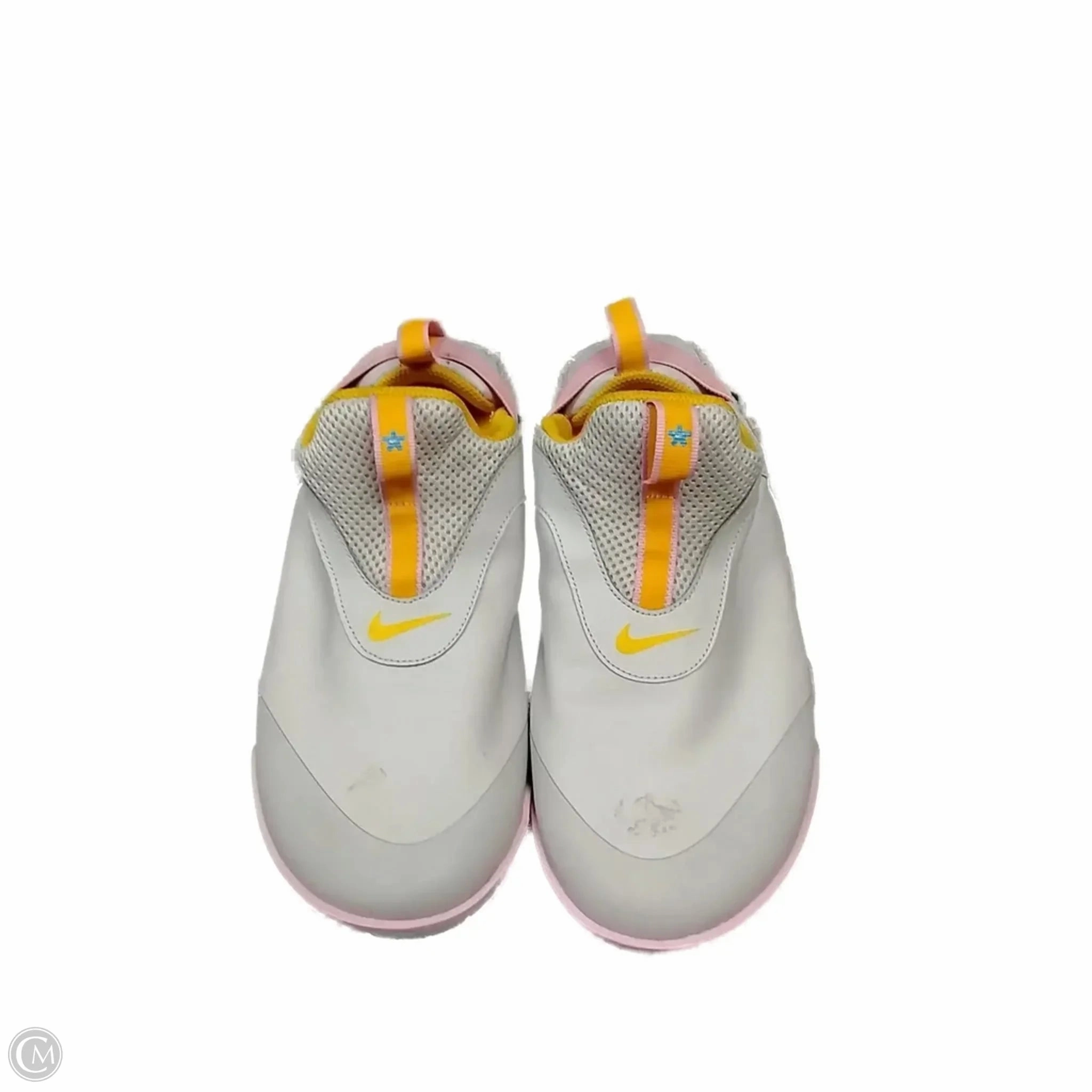 Shoes Sneakers By Nike In Grey & Yellow, Size: 8.5 Off-Road Ready Vented Air Channels