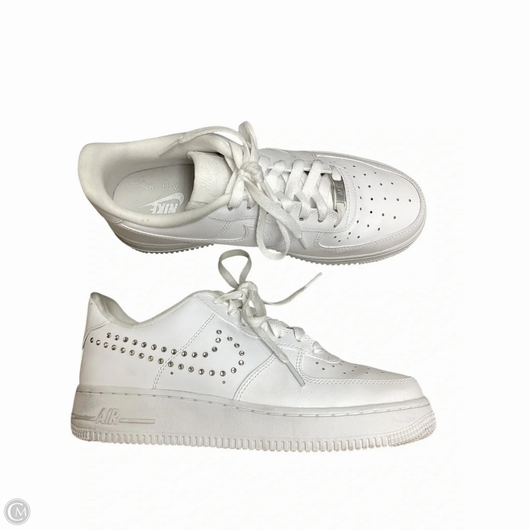 Shoes Sneakers By Nike In White, Size: 8.5 Lined Upper