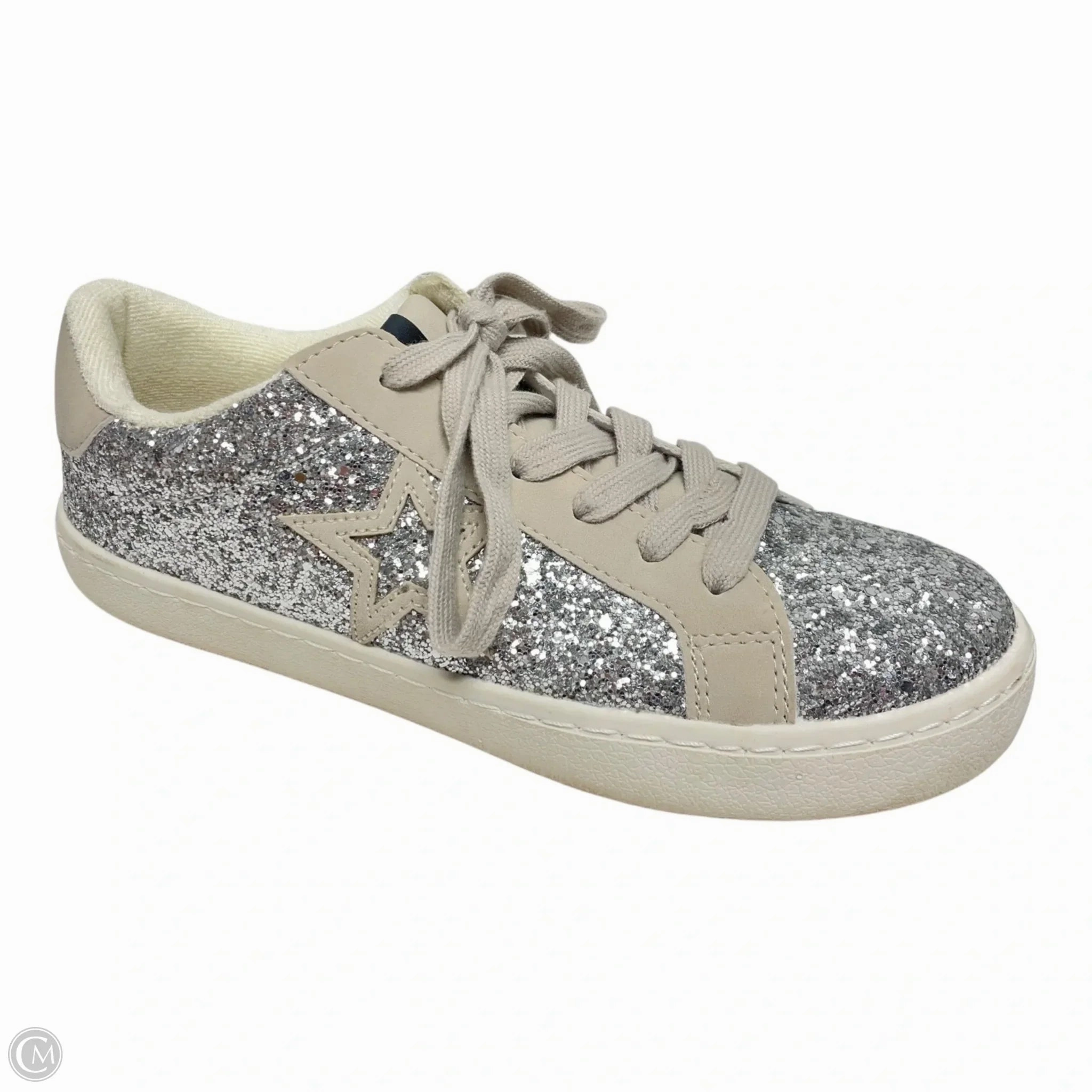Shoes Sneakers By No Boundaries In Silver & Tan, Size: 9 Ethically Sourced Materials Cushioned Memory Foam