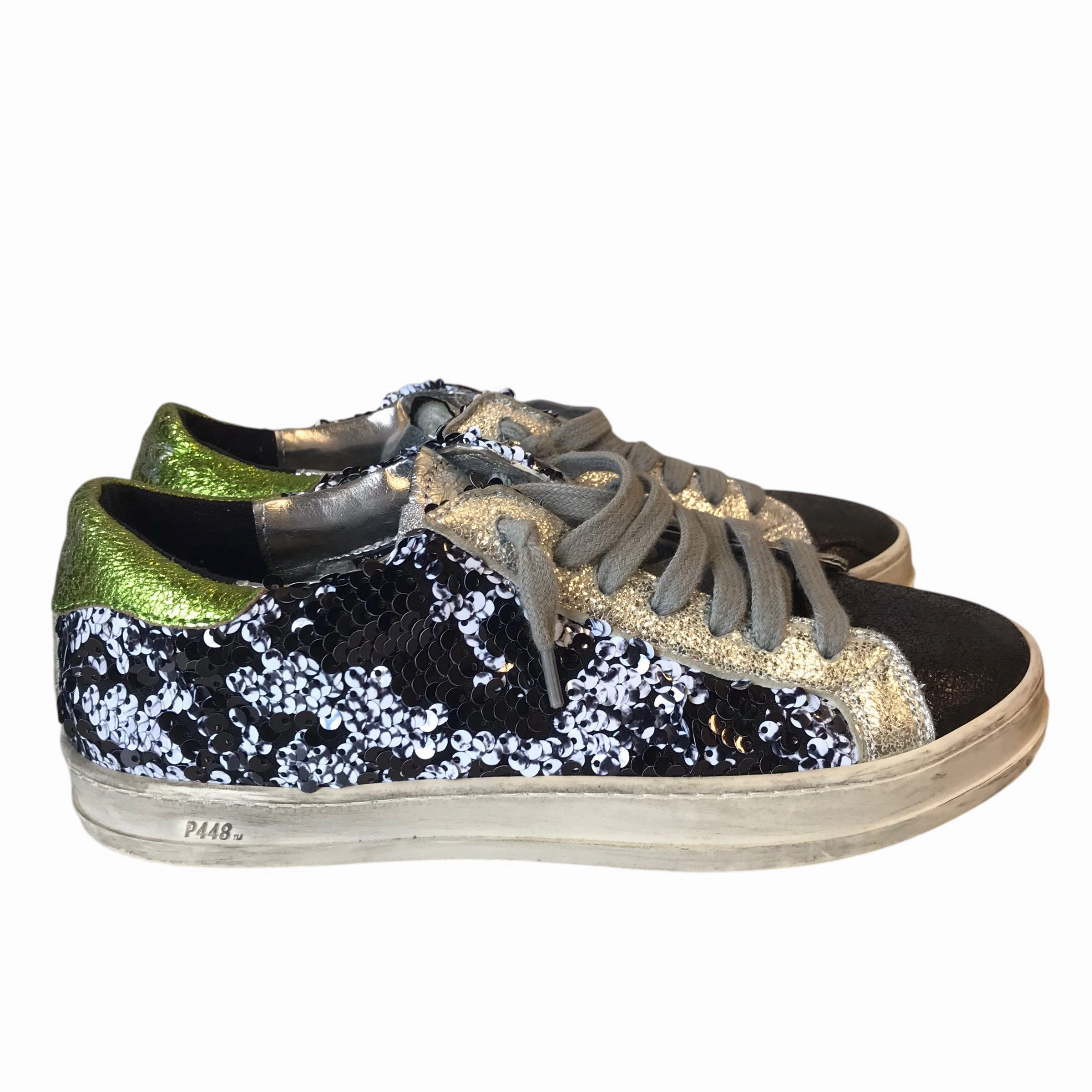 gentle touch Eco Friendly Dye Process Shoes Sneakers By P448 In Black, Size:6