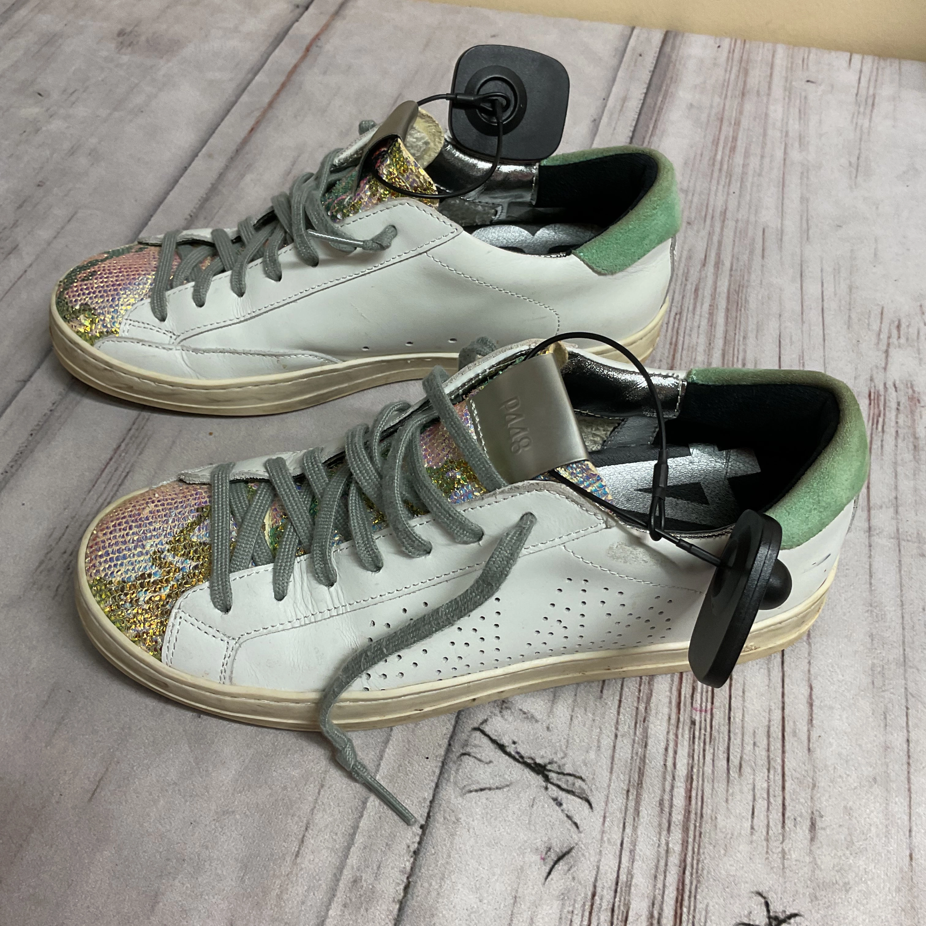 Shoes Sneakers By P448 In Green, Size:37 Basketball Impact-absorbing durability