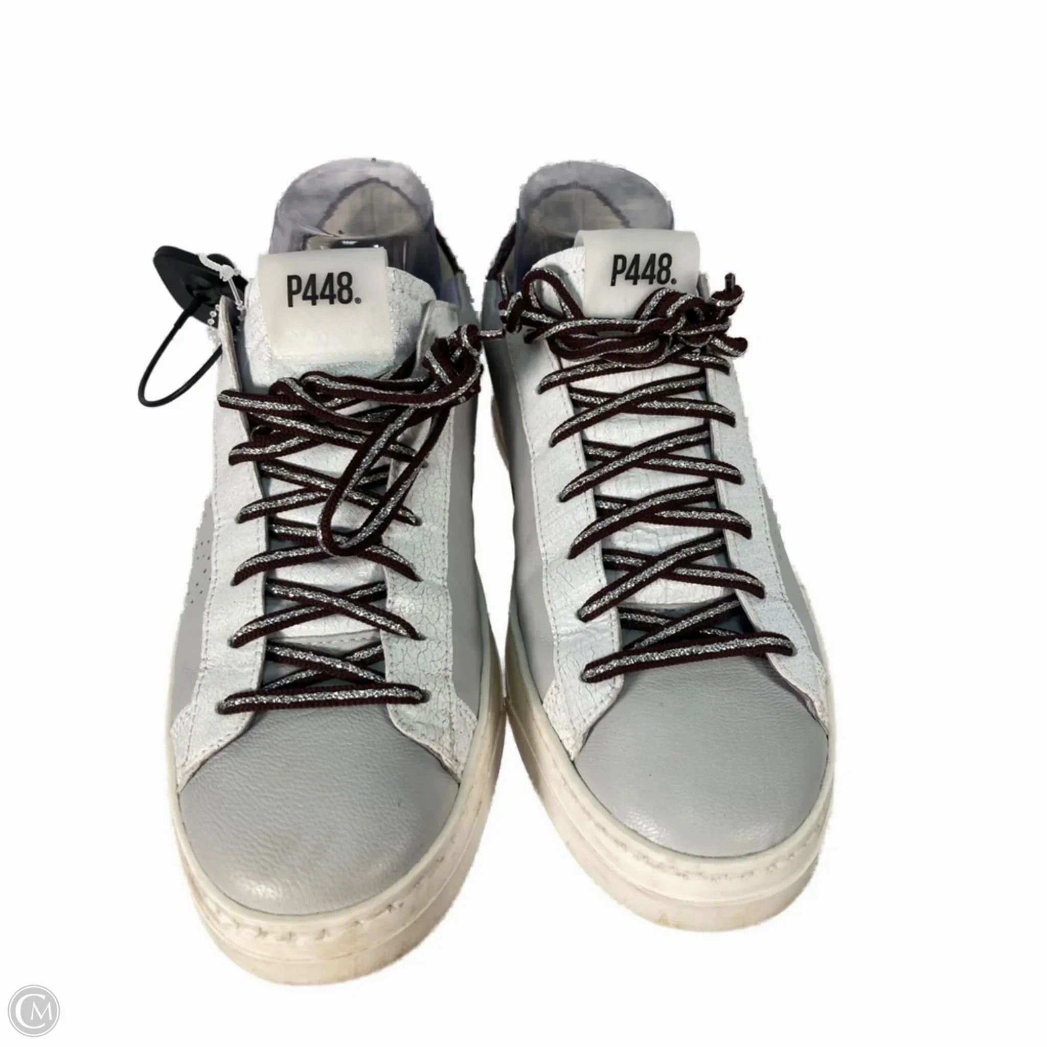 Shoes Sneakers By P448 In Grey & White, Size: 7.5 Tread Pattern Optimization