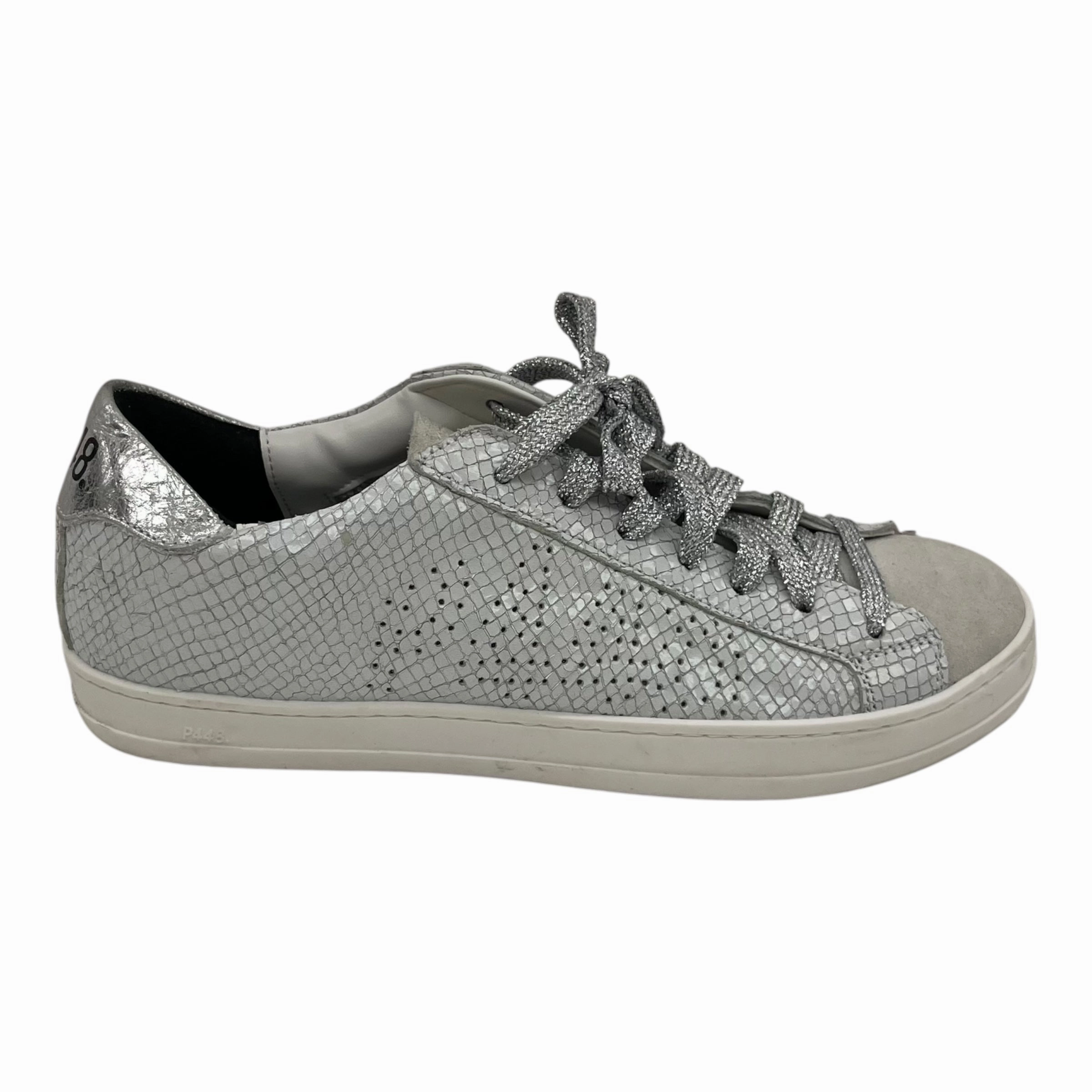 Shoes Sneakers By P448 In Grey, Size:7.5 Lightness Neutral Footbed