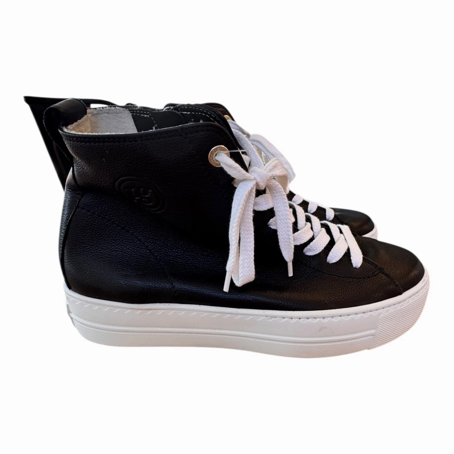 Shoes Sneakers By Paul Green In Black, Size:9.5 Comfortable Upper Breathable Knit Fabric