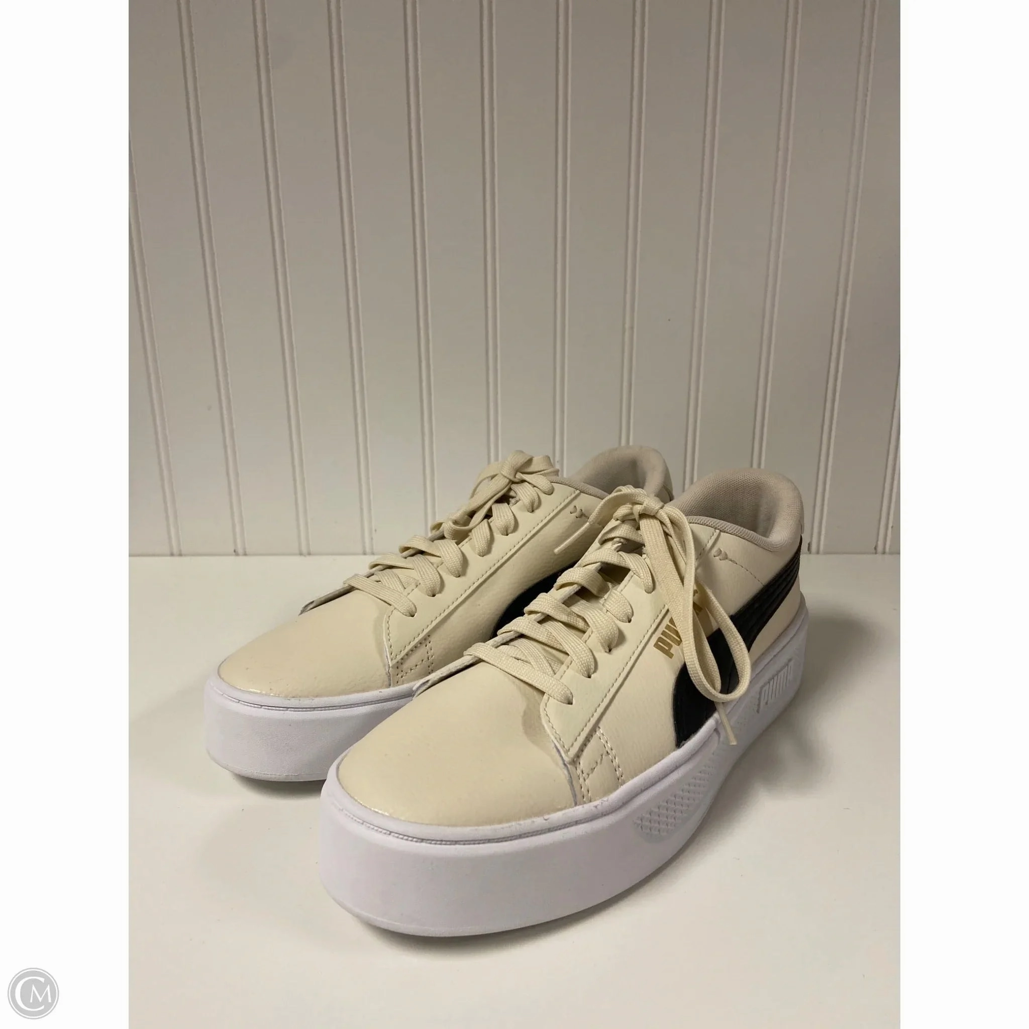 Smooth stride Shoes Sneakers By Puma In Beige, Size: 11