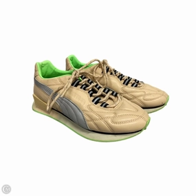 Waffle Outsole Stylish Look Shoes Sneakers By Puma In Beige, Size: 7