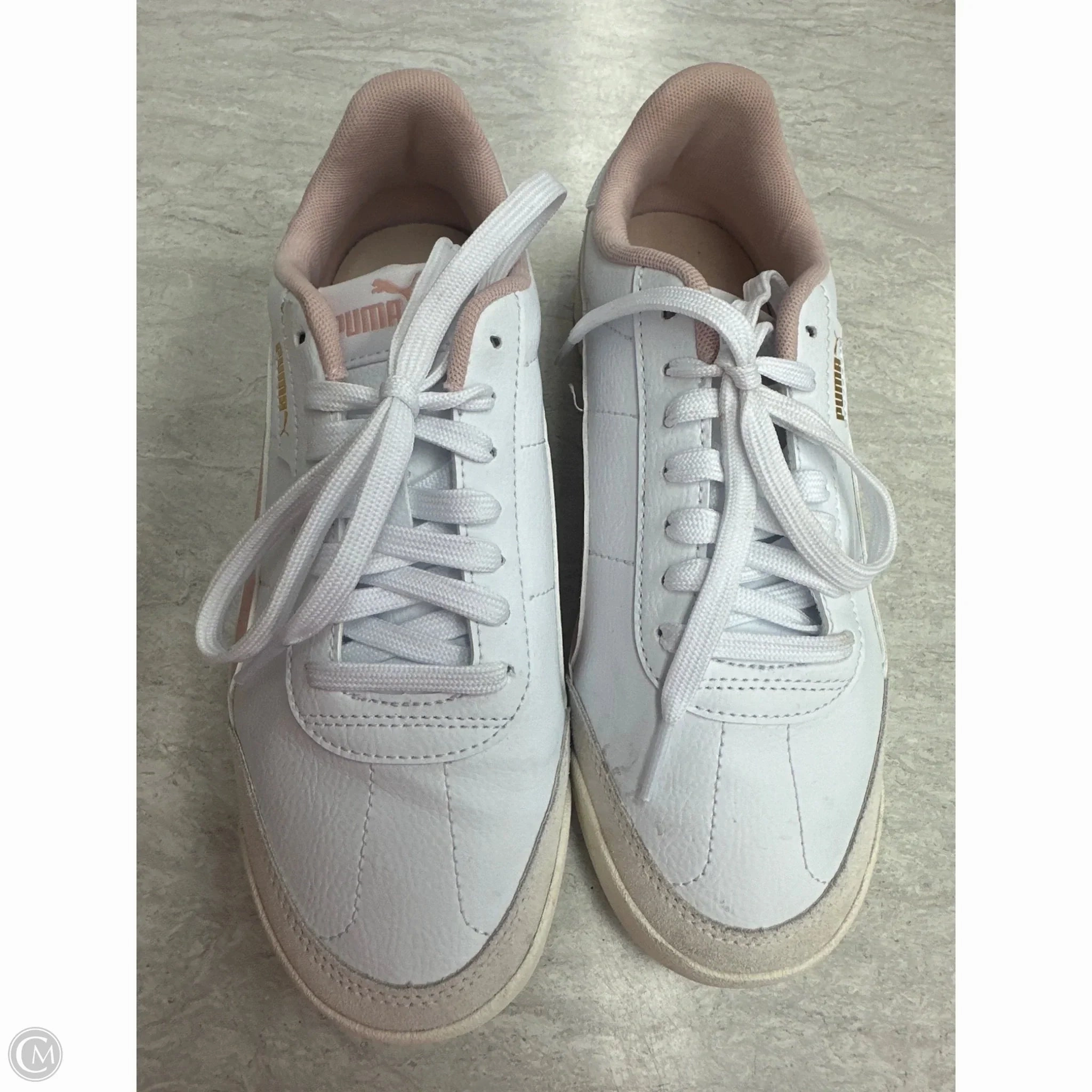 Shoes Sneakers By Puma In Pink & White, Size: 7.5 Bouncy Cushioning High Performance Fit