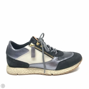 Shoes Sneakers By Ron White In Blue & Silver, Size: 9.5 Ergonomic Sole