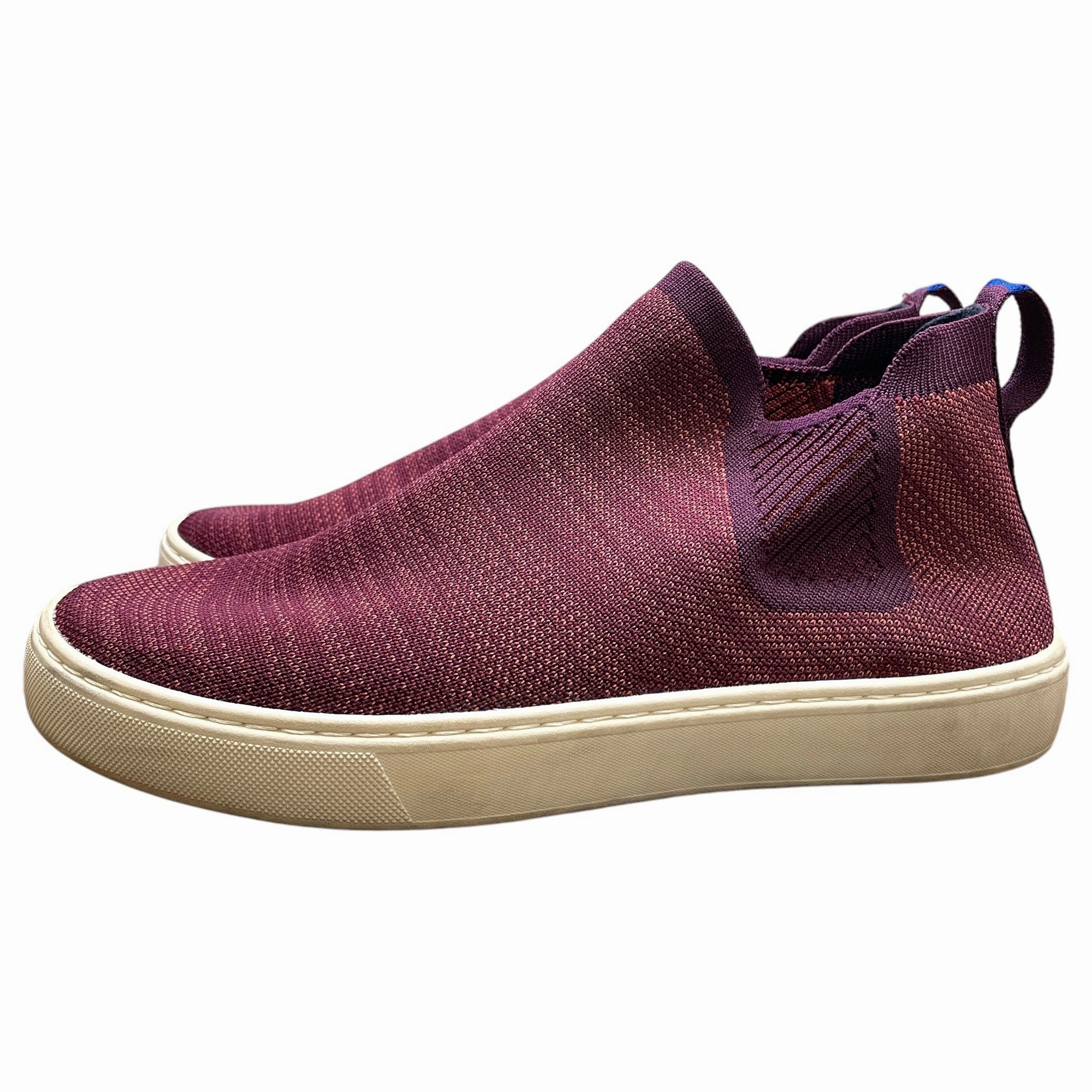 Shoes Sneakers By Rothys In Maroon, Size:9.5 Cool Finish Lightweight Canvas