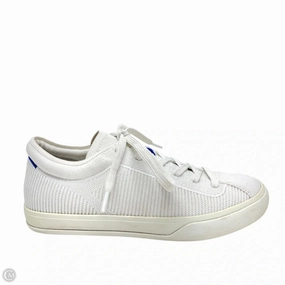 Odor Resistant Fabric Pull On Design Shoes Sneakers By Rothys In White, Size: 8