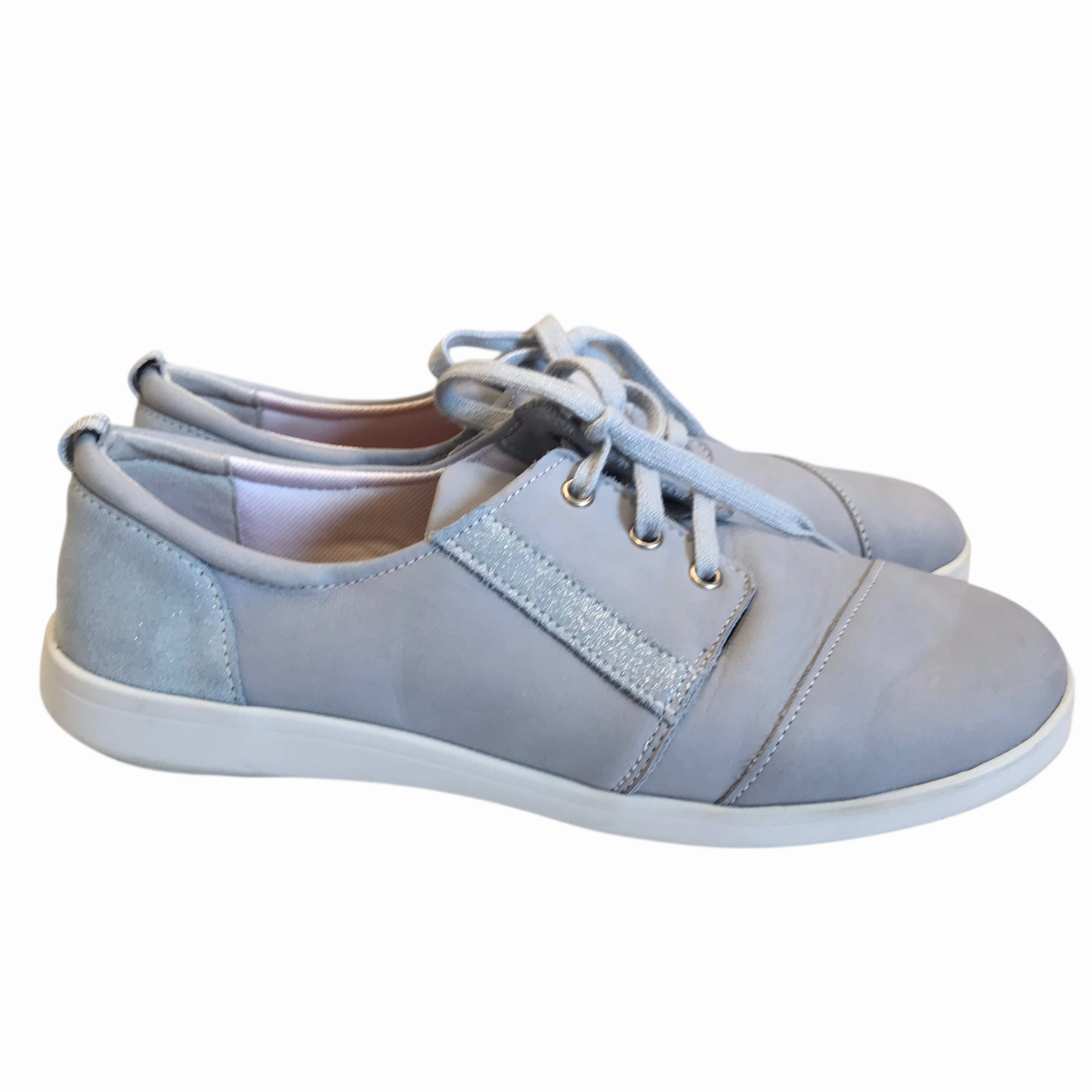 Comfort Benefit Shoes Sneakers By Sas In Blue, Size:8.5