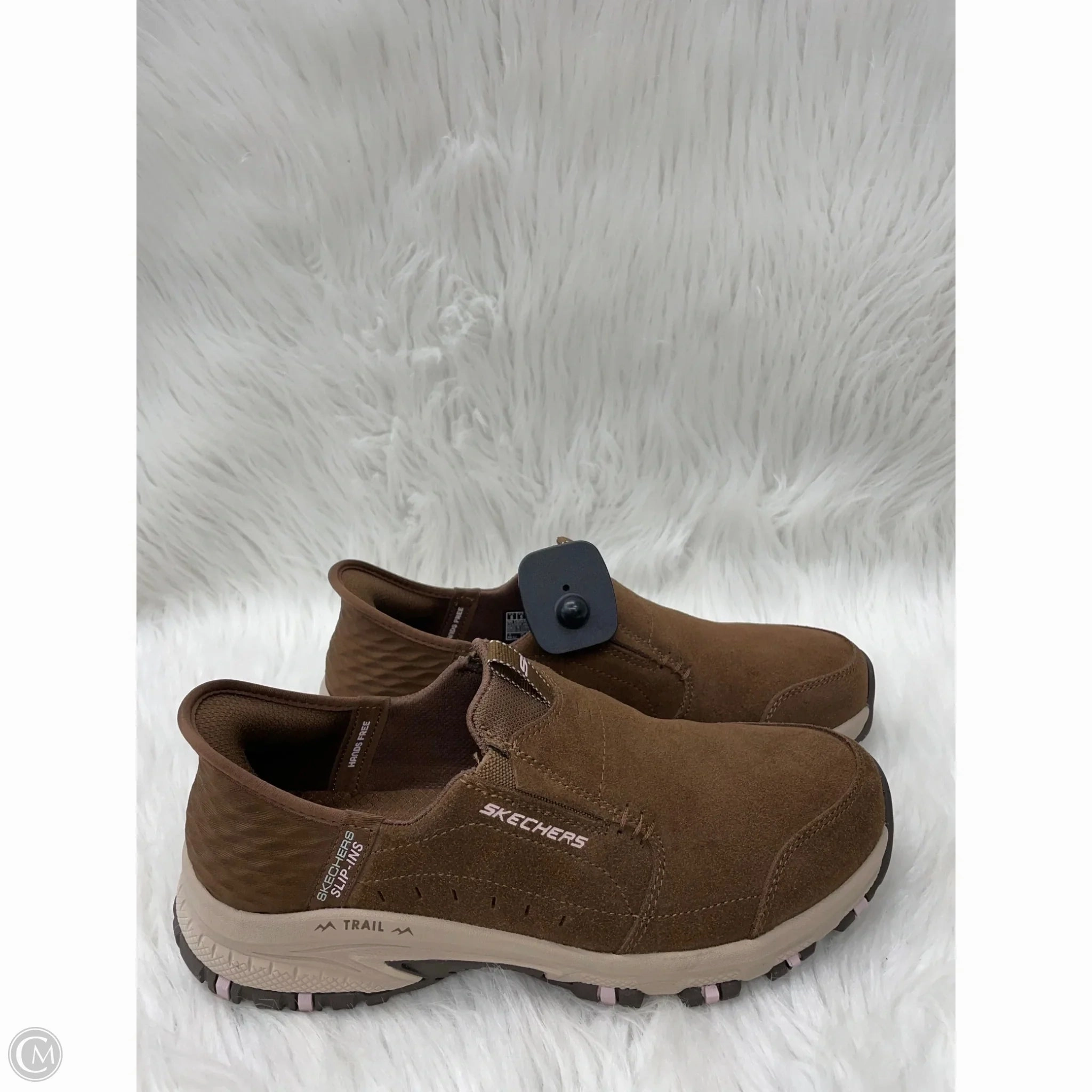 Sock Like Collar Fit Refined Build Shoes Sneakers By Skechers In Brown, Size: 8