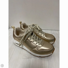 Wide Toe Box Engineering Shoes Sneakers By Skechers In Gold, Size: 10