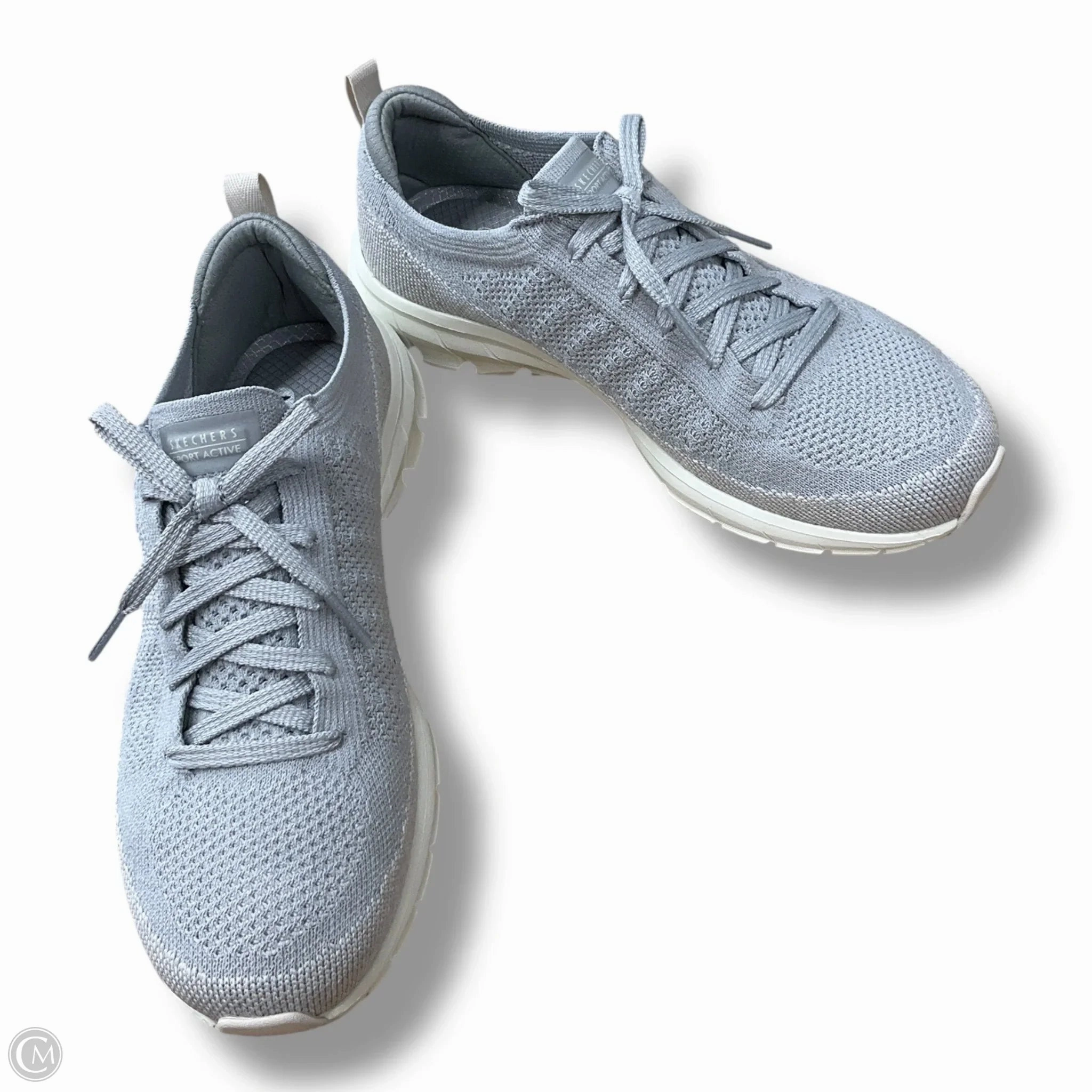 Shoes Sneakers By Skechers In Grey, Size: 6 Flexible Grooves