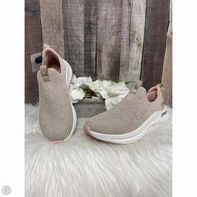 Thermoregulating Material Shoes Sneakers By Skechers In Pink & Tan, Size: 8.5