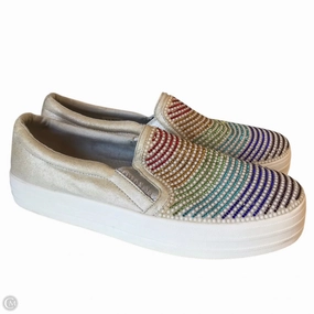 Shoes Sneakers By Skechers In Rainbow Print, Size: 9 Adaptive Comfort Stretch Gusset