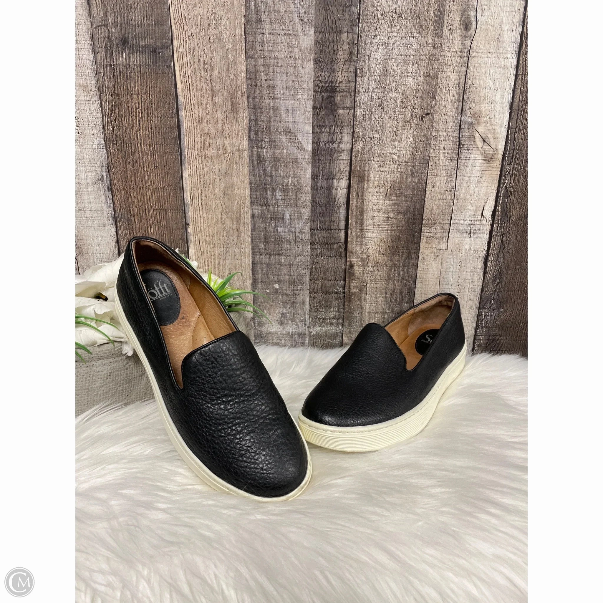 Shoes Sneakers By Sofft In Black, Size: 8 Anti Static Material