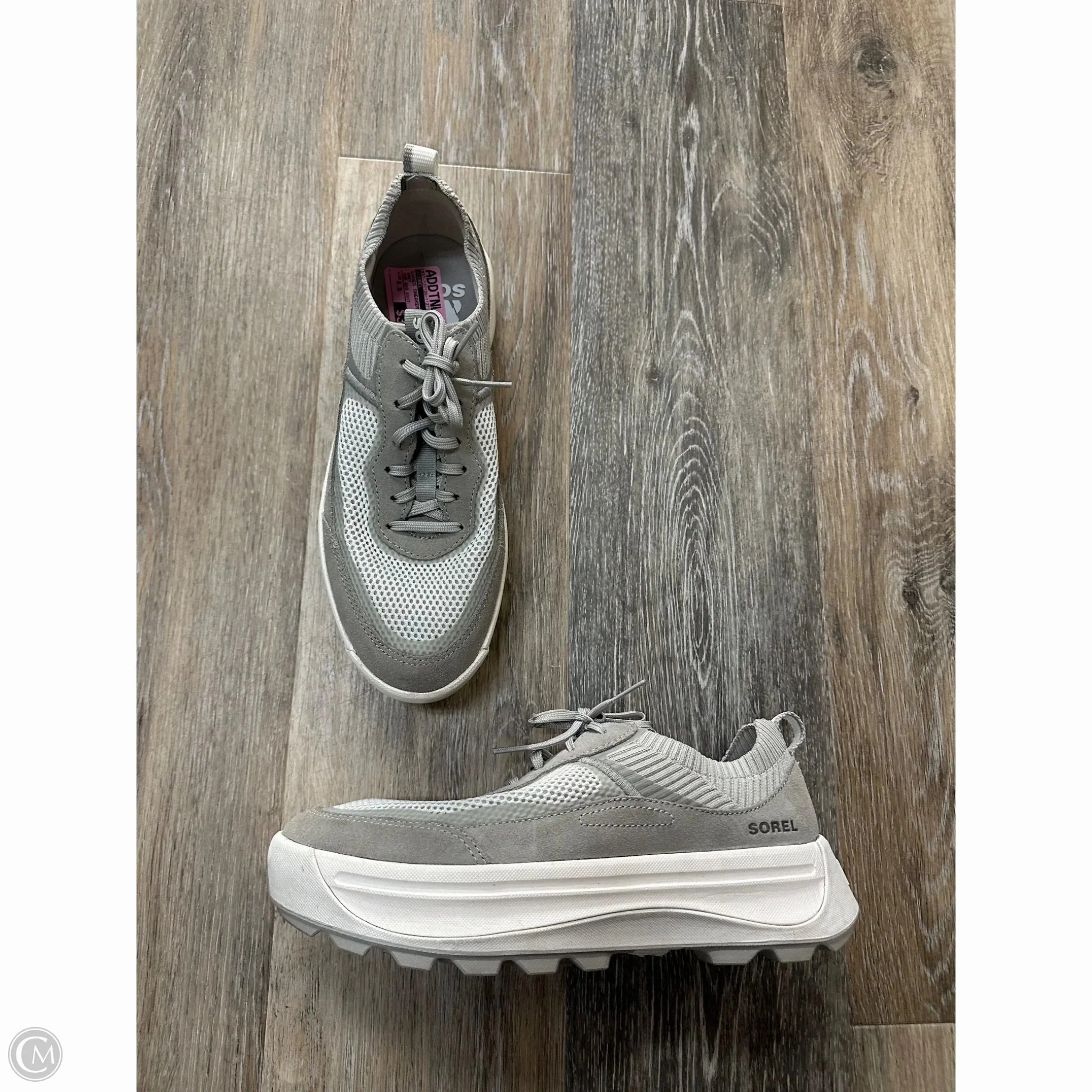 Pressure Zone Mapping Strong Grip Shoes Sneakers By Sorel In Grey, Size: 8.5