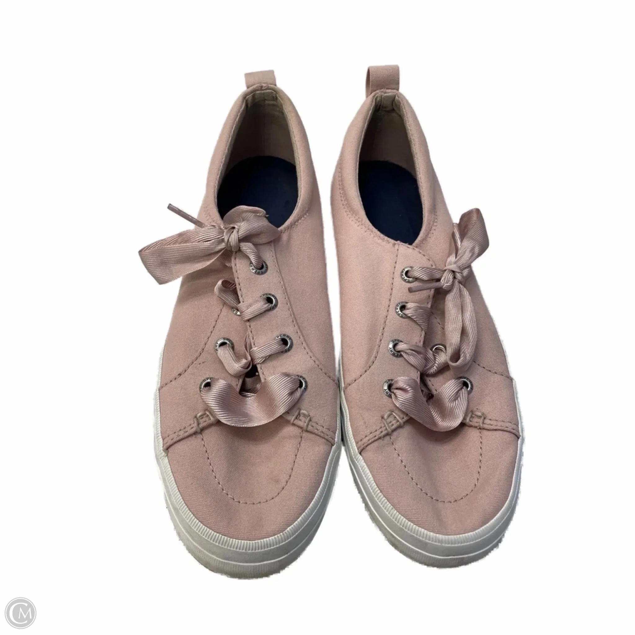 Shoes Sneakers By Sperry In Pink, Size: 9 Tear Resistant Fabric