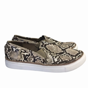 Layered sole Shoes Sneakers By Steve Madden In Snakeskin Print, Size:9.5