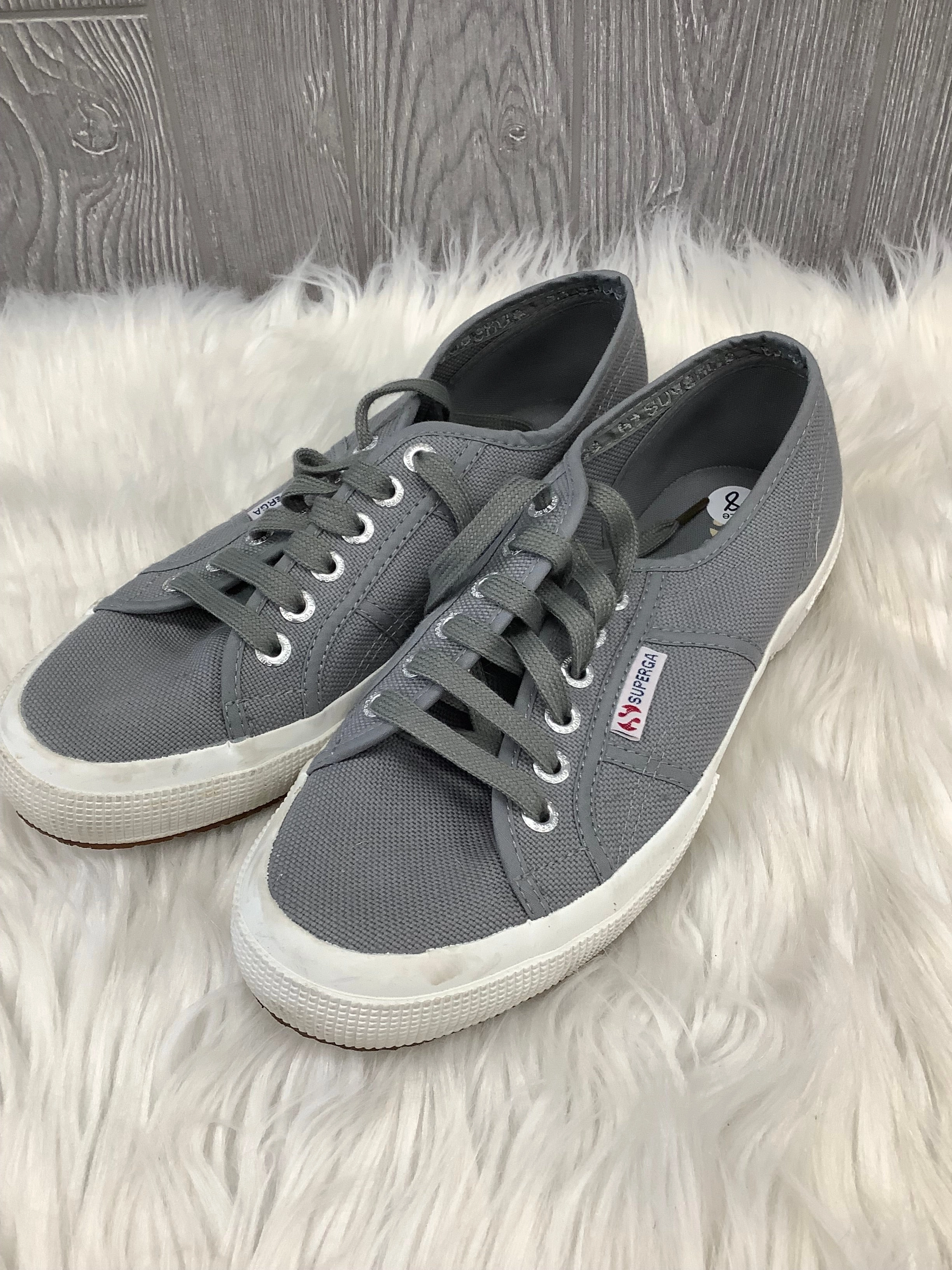 Shoes Sneakers By Superga In Grey, Size: 8 Daily Step
